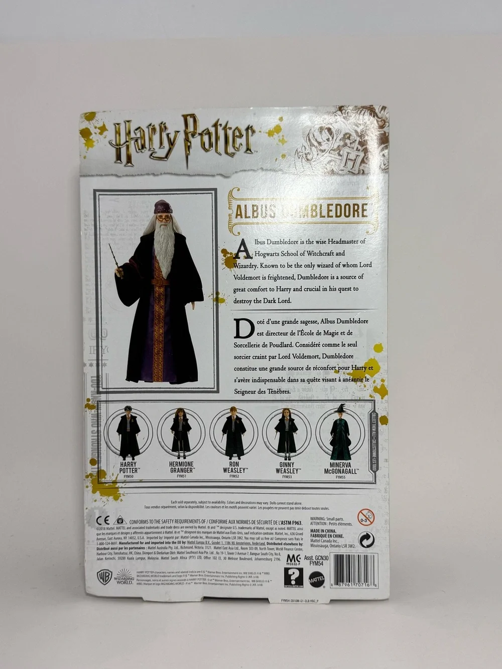 Mattel Harry Potter Albus Dumbledore Fantasy Figure